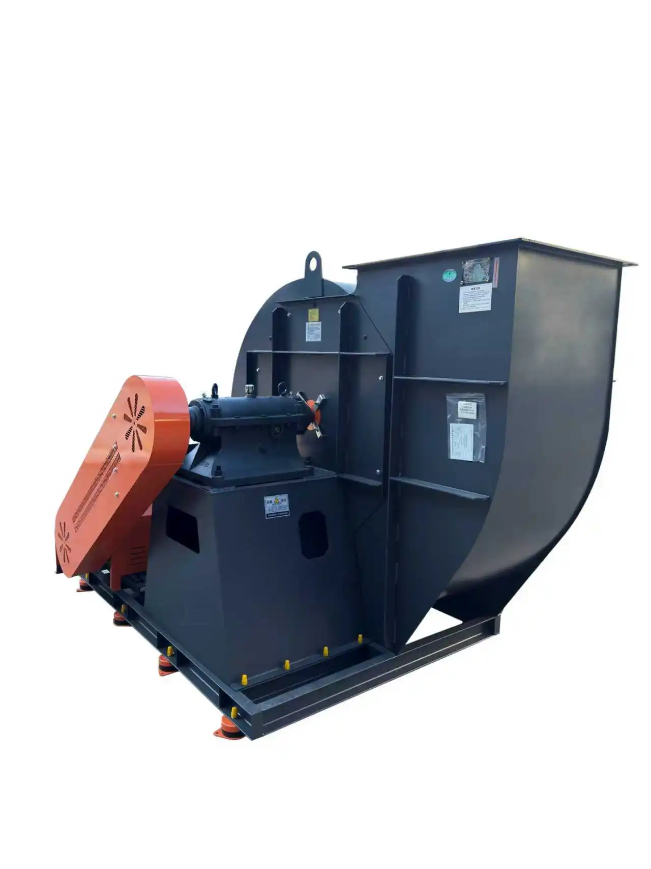 4-72C 7.1C 11-4 Soplador de alta presión/temperatura de bajo ruido Ventilador centrífugo de escape de polvo resistente industrial