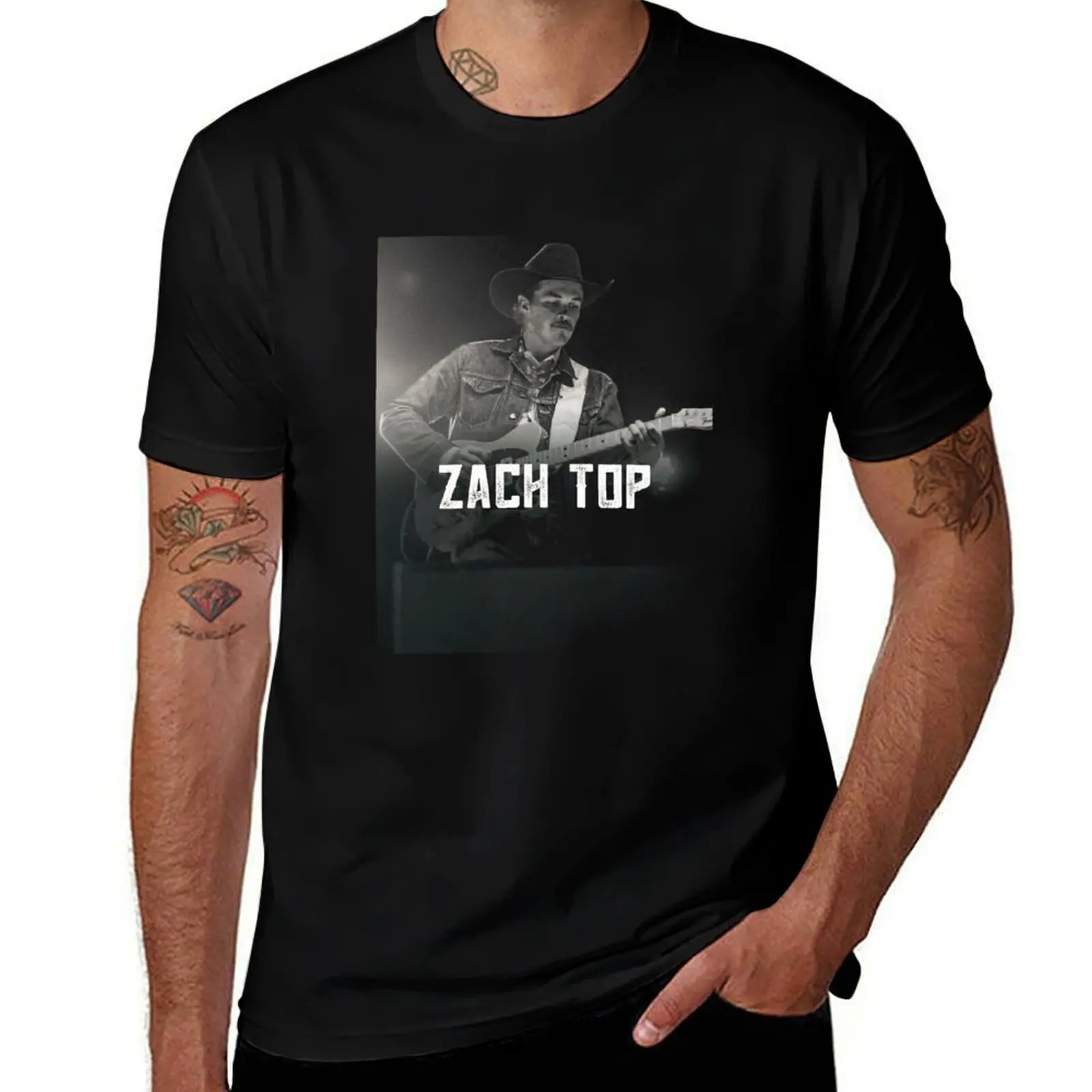 

Vintage 90s Vibe Musician On Stage T-Shirt oversized blue archive quick-drying blacks Men's t-shirts