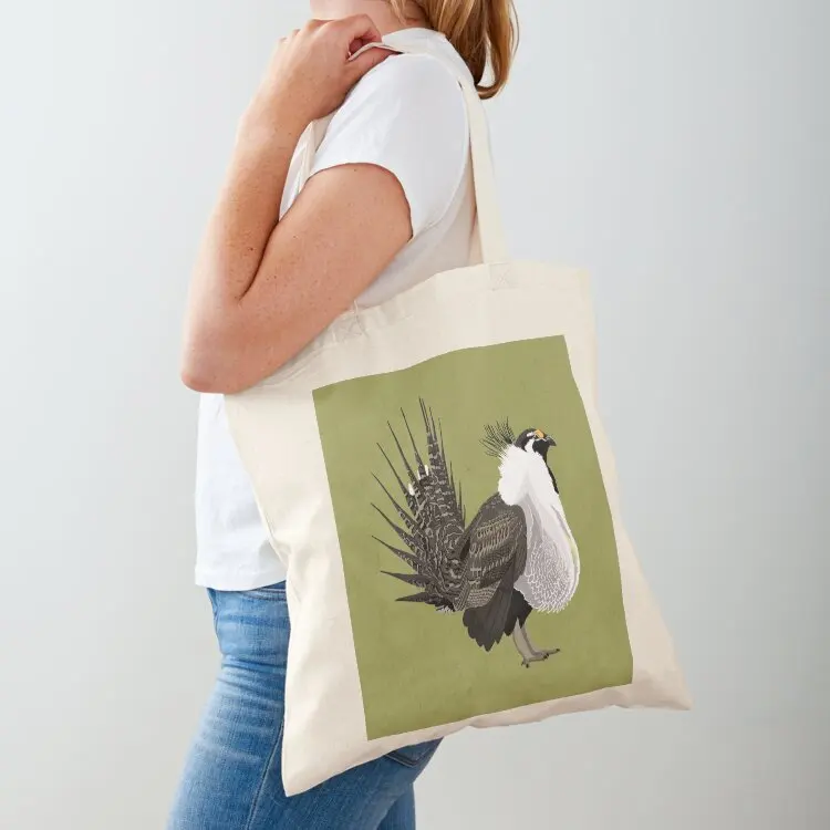 

Greater Sage-Grouse (support the Bird Conservancy of the Rockies) Tote Bag Canvas stote bag Big bag women