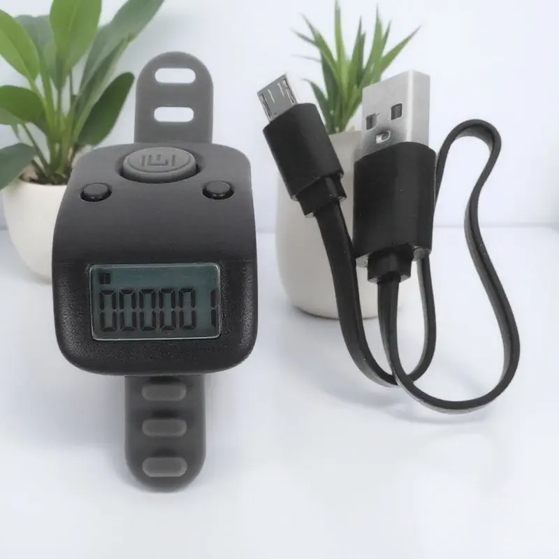 Digital Finger Counter Silicone Handheld Electronic Tally Clicker for Sports Lap Counting Training - view 6