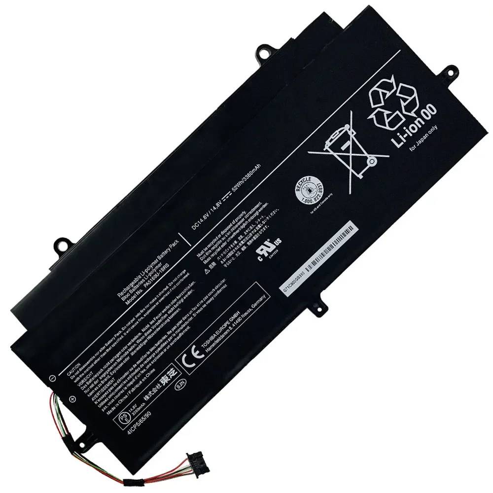 14.8V 52Wh  New PA5160U-1BRS  Laptop Battery for Toshiba  KIRAbook 13 KIRA-10D  KIRA-101 KIRA-102 KIRA-AT01S	KIRA-AT01S