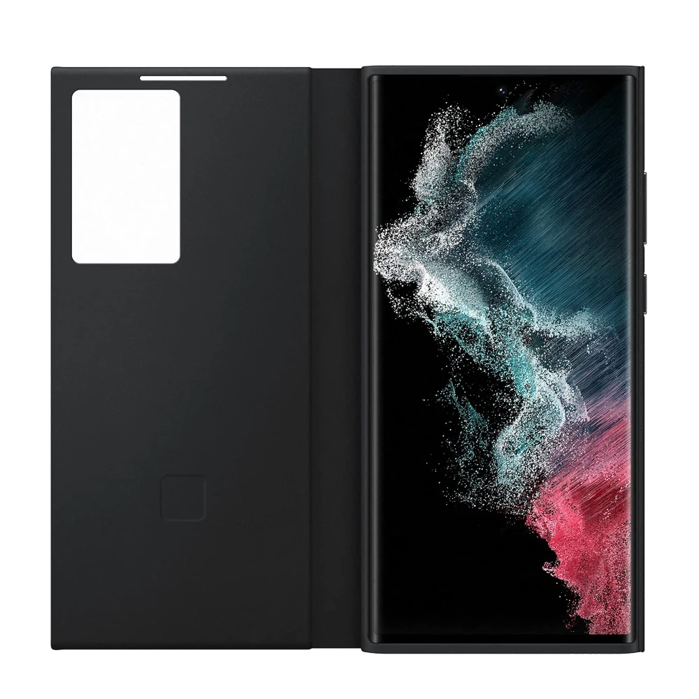 Oryginalne etui Samsung Galaxy S22 Ultra Smart Clear View S22Ultra S-View Flip Cover EF-ZS908, odporne na wstrząsy etui na smartfon. — zdjęcie produktu 4