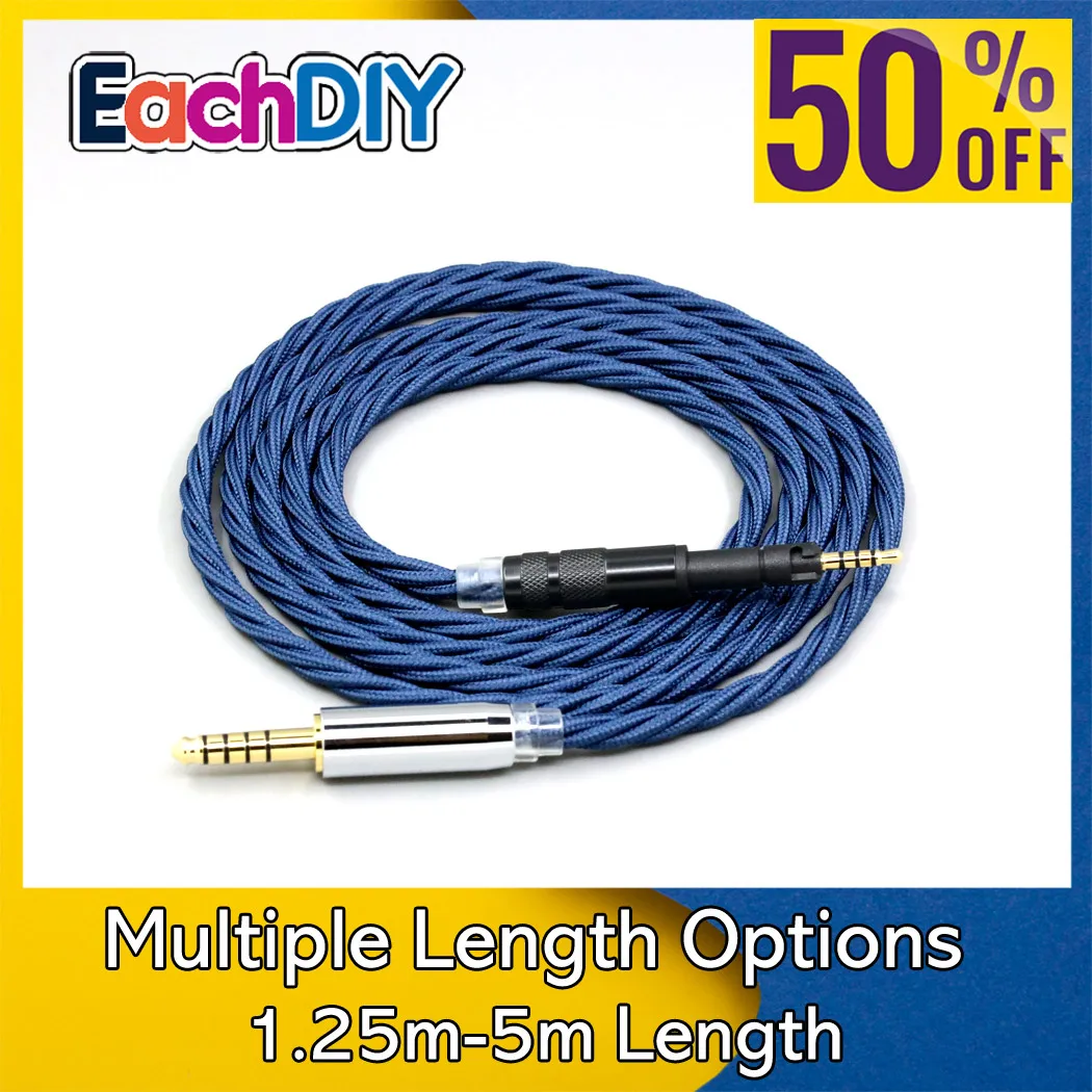

99% Pure Silver OCC Graphene Alloy Full Sleeved Earphone Cable For Neumann ndh 20 30 ndh-20 ndh-30 NDH20 NDH30 headset LN009032