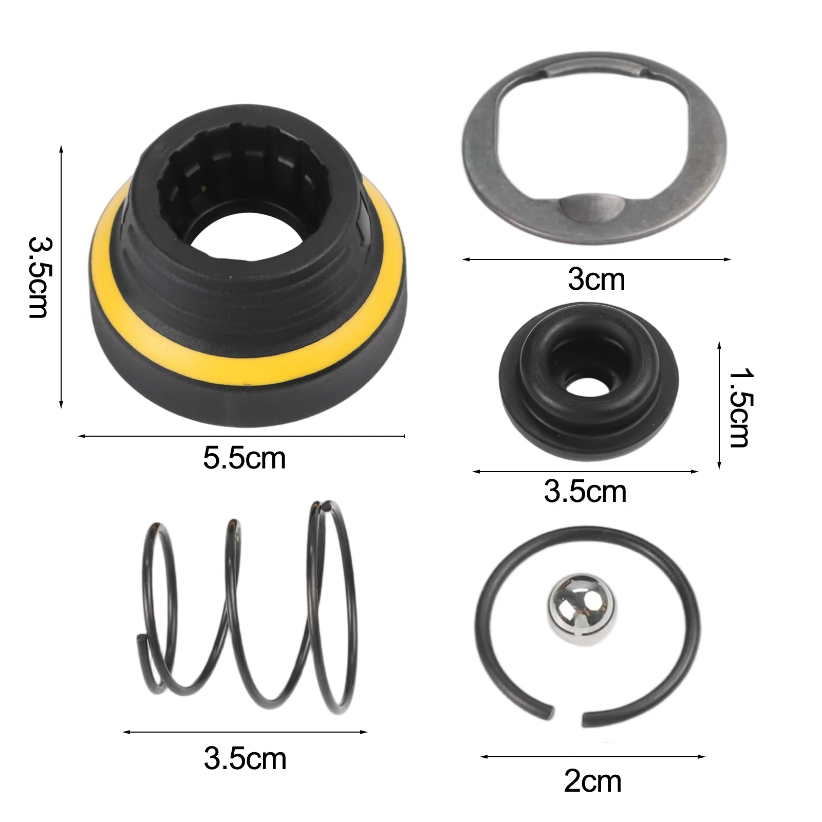 For N850185 For DCH253 Chuck Assembly Tool Repair DIY Projects As Picture High-Compatibility Model Tool Kit Components
