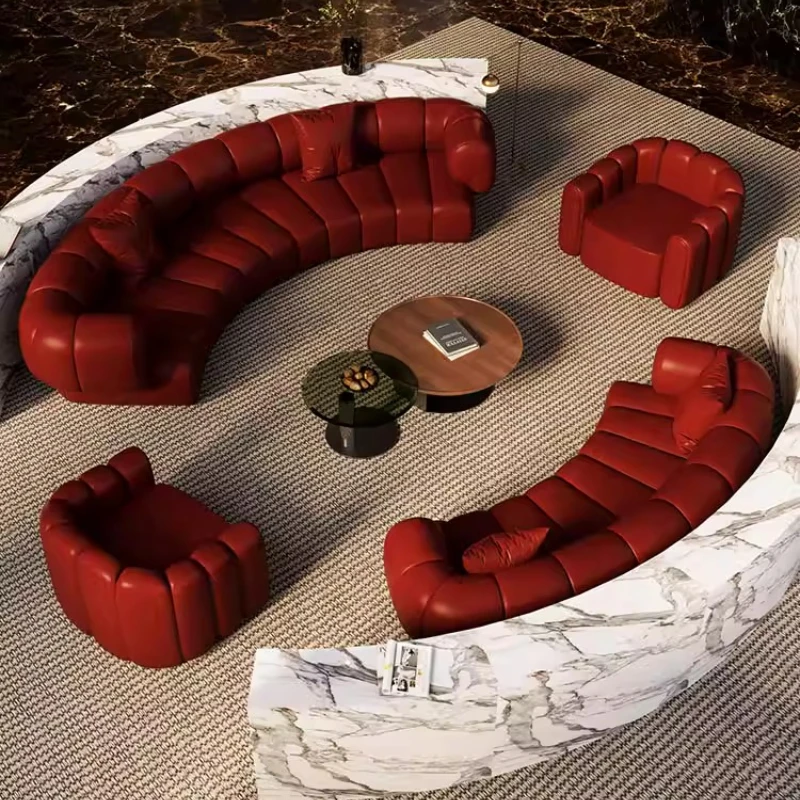 

Designer Red Living Room Sofas Classic Minimalist Nordic Modern Living Room Sofa Curved Lounge Divano Moderno Furniture For Home