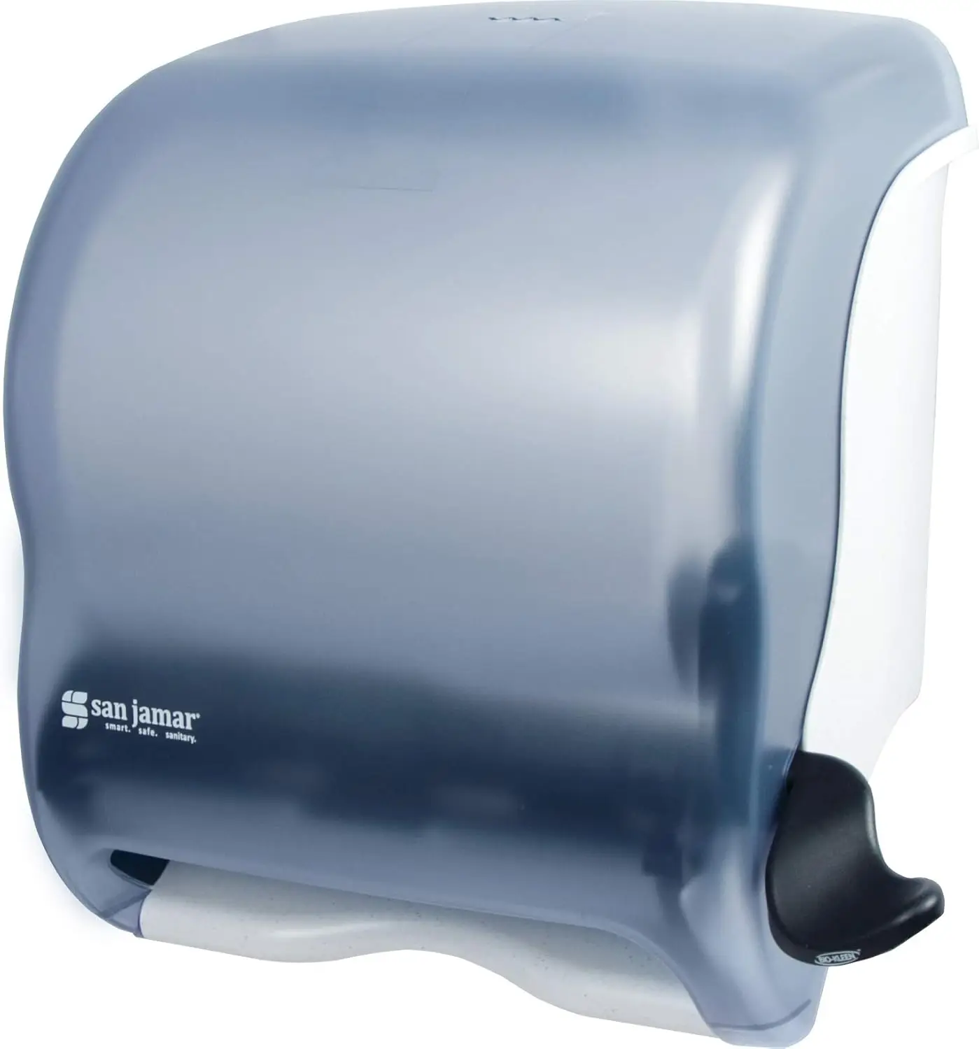 

Universal Paper Towel Dispenser with Lever, Fits All Roll Sizes for Bathroom Kitchen Restaurant, Arctic Blue