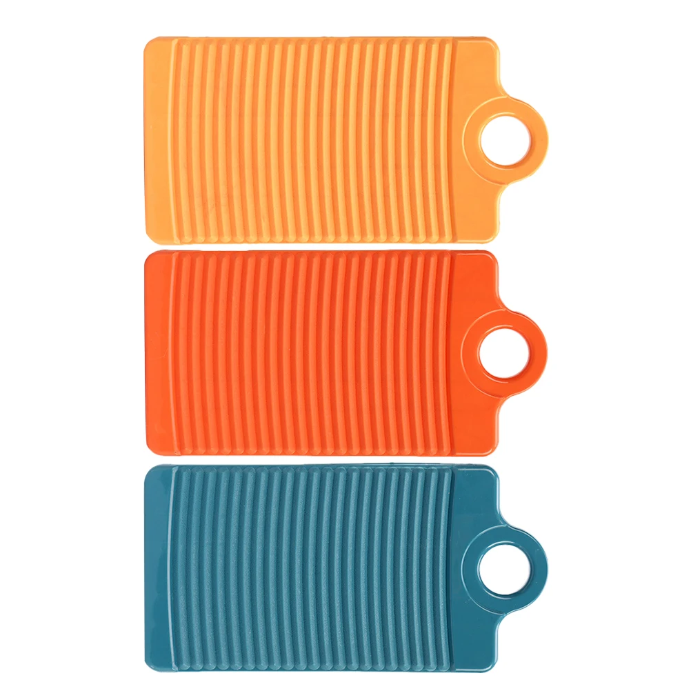 

3 Pcs Mini Washboard Clothes Indoor Clothing Cleaning Washboards Hangable Anti Slip Antiskid Hand Laundry