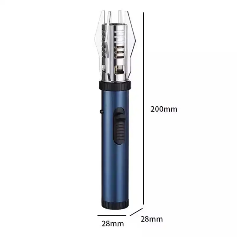 Multifunctional Large Windproof Welding Torch Lighter 1800°High Temperature Spray Gun Butane Gas Lighter Welding Tool