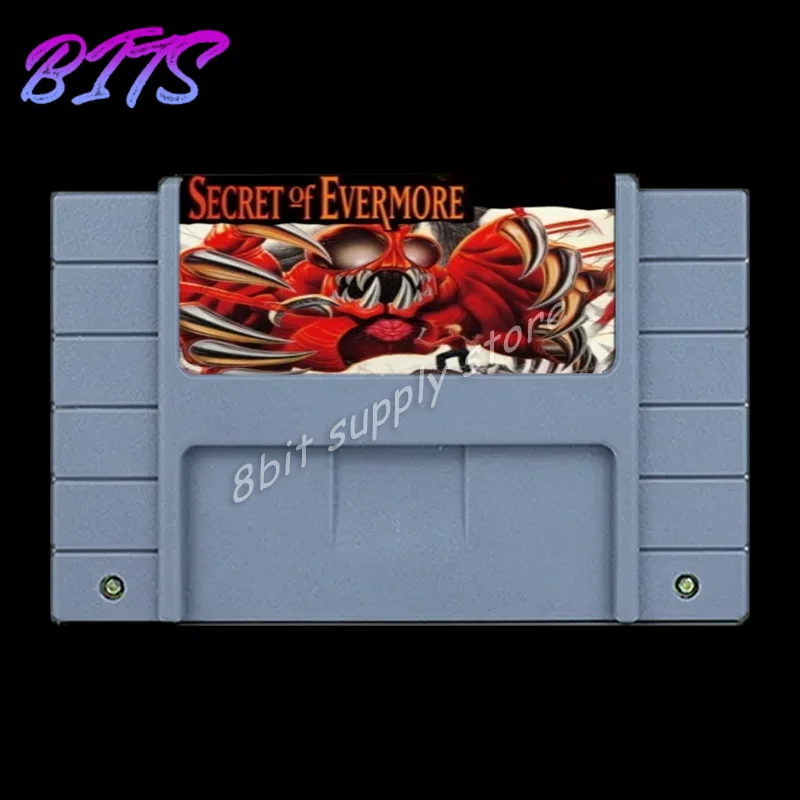 

16bit game card：Secret Of Evermore ( USA Version!! )