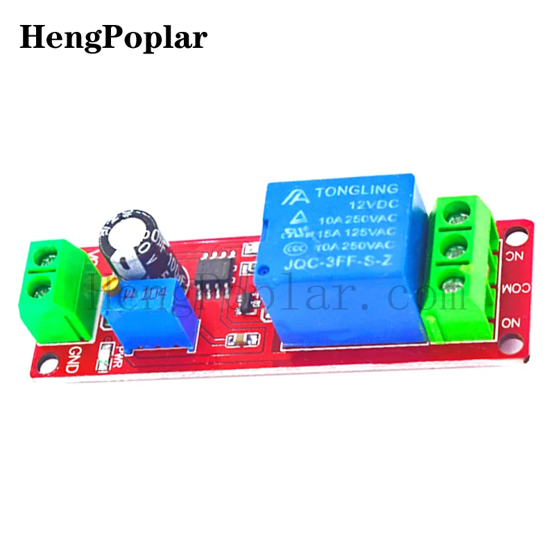 DC 12V Time Delay Relay NE555 Time Relay Shield Timing Relay Timer Control Switch Car Relays Pulse Generation Duty Cycle