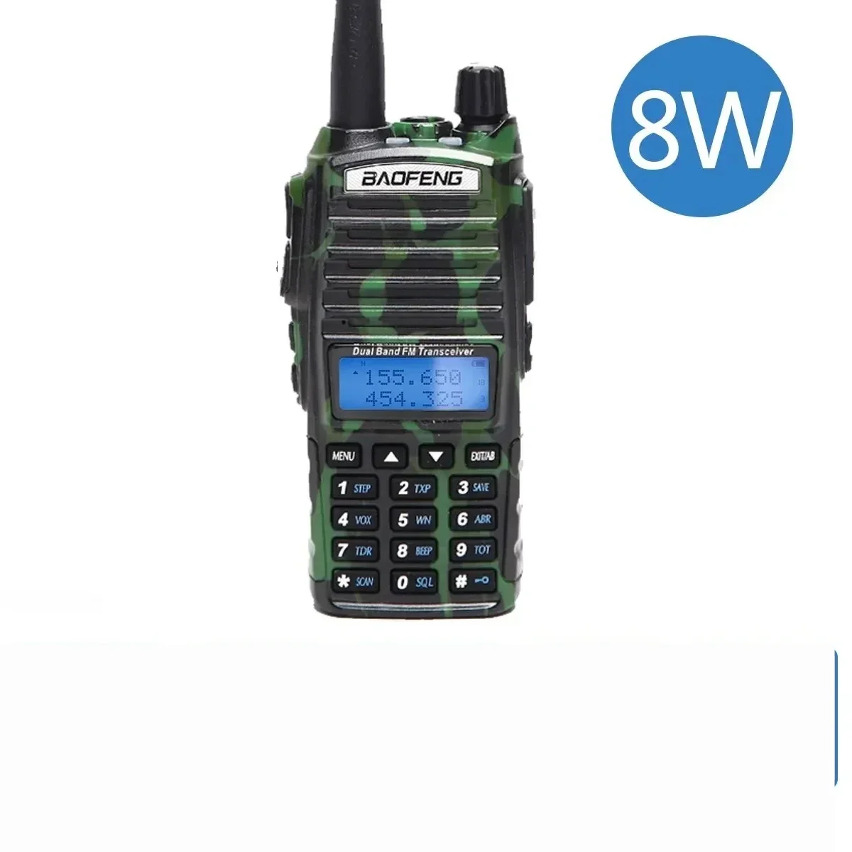 วิทยุสื่อสาร Baofeng UV-82 8W 5W กำลังส่งสูง แบบสองย่านความถี่ VHF UHF ปรับกำลังได้สามระดับ พกพาสะดวก สำหรับการล่าสัตว์ พร้อมปุ่ม PTT รุ่น UV-5R วิทยุสื่อสารสองทางสำหรับนักวิทยุสมัครเล่น
