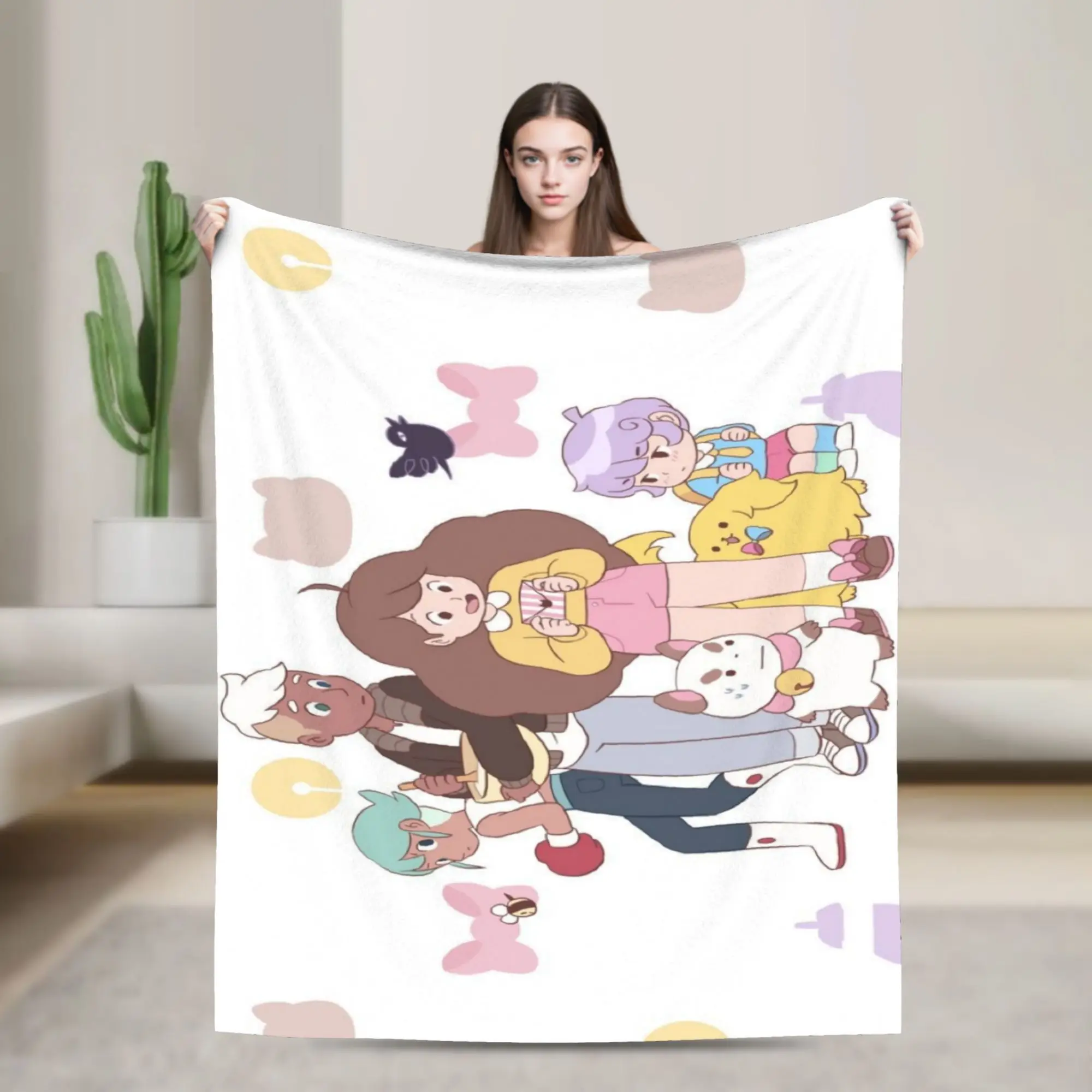 New Arrival Bees And Puppycats Blankets Super Soft Fleece  Relax Throw Blanket Machine Washable