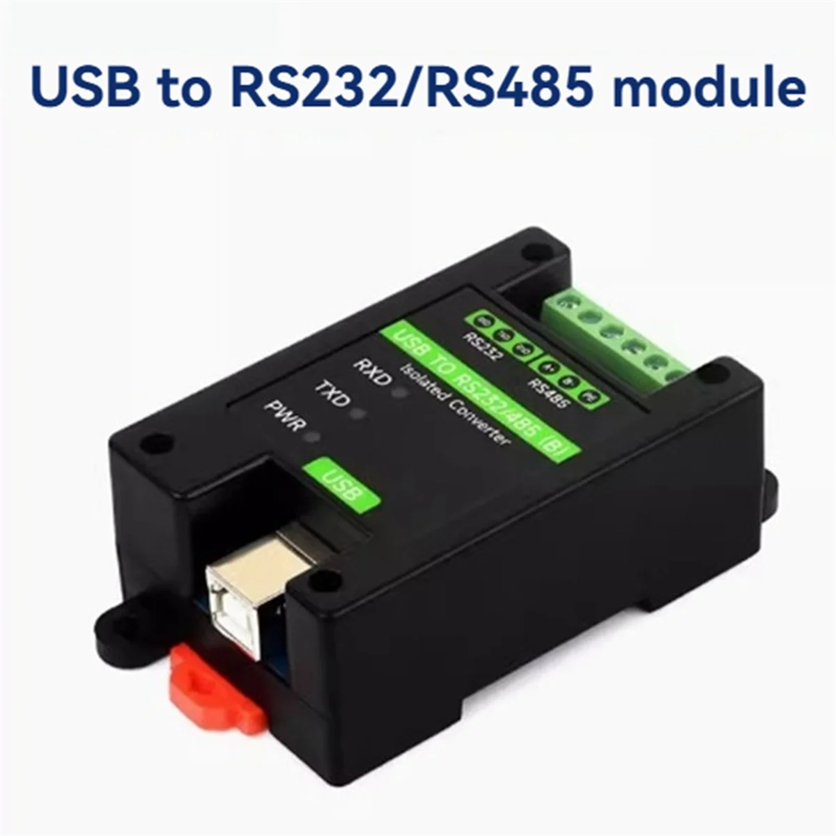 

T35C USB to RS232/485 (B) Industrial Isolated Converter FT232RNL Rail-Type USB Converter Multiple Protection