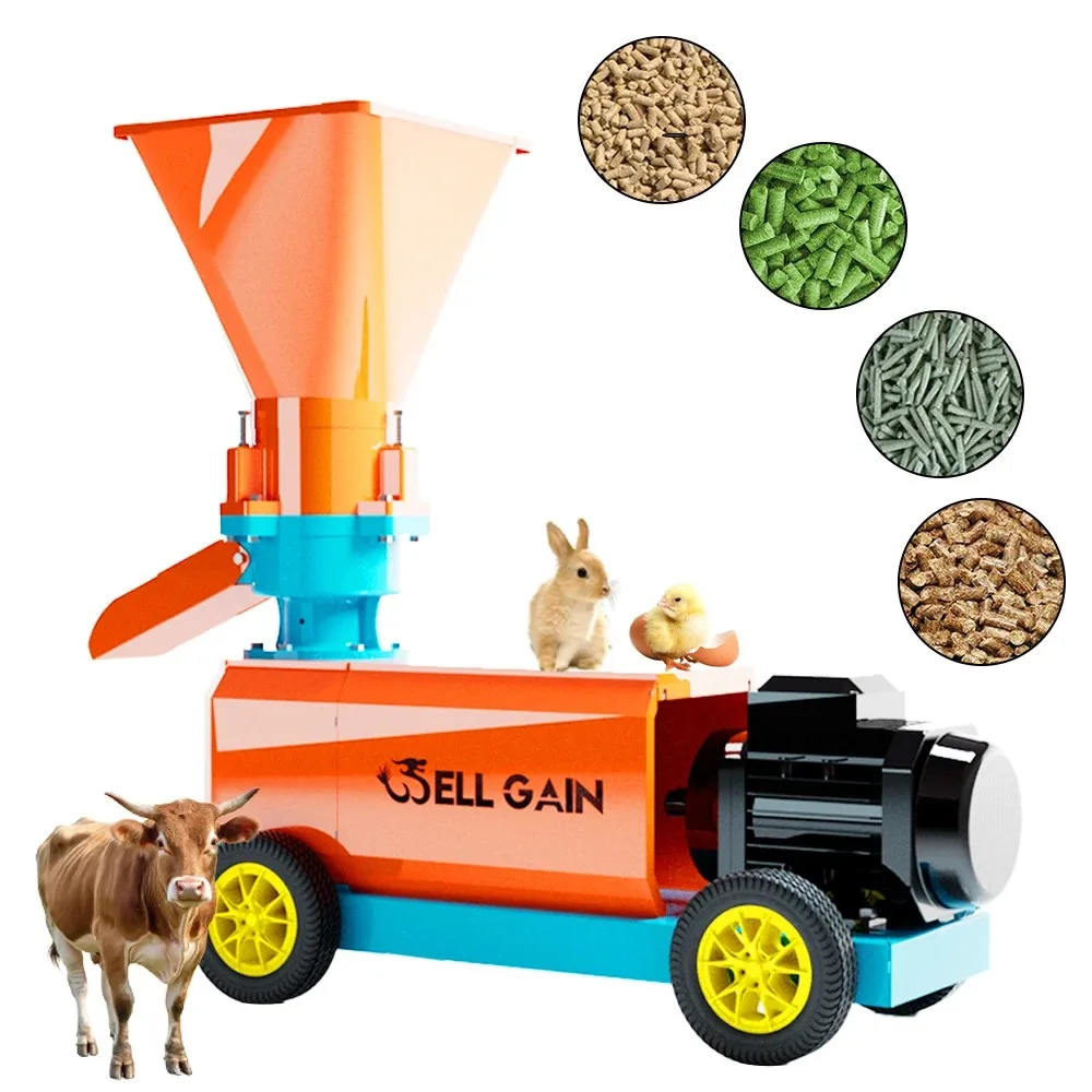 Animal Food Pelletizer Machine 1605Kg/h Pellet Making Machine for Poultry Animal Fish Chicken Feed Livestock Feed Production