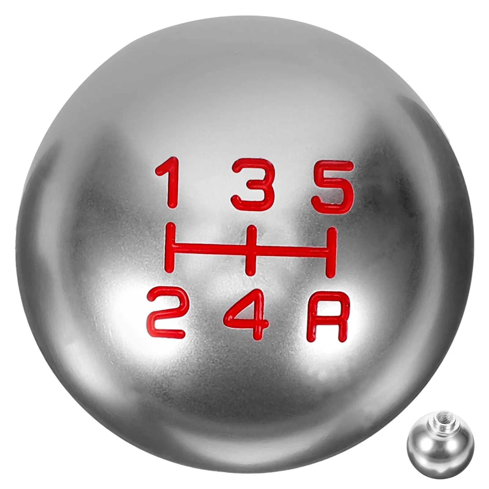 

Car Gear Shift Knob Manual 5-Speed Round Metal Replacement Knobs for Car Accessories Durable Decorative Easy Installation