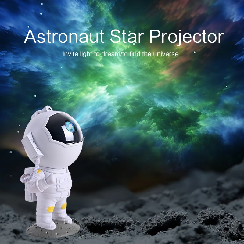 Galaxy Star Projector LED Night Light Starry Sky Astronaut Porjectors Lamp For Decoration Bedroom Home Decorative Children Gifts