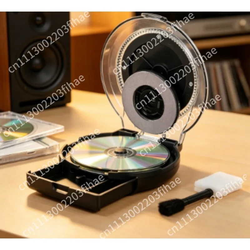 CD/DVD Disc Polishing Repair Machine – Professional Scratch Removal Tool for Data Recovery of Damaged Discs