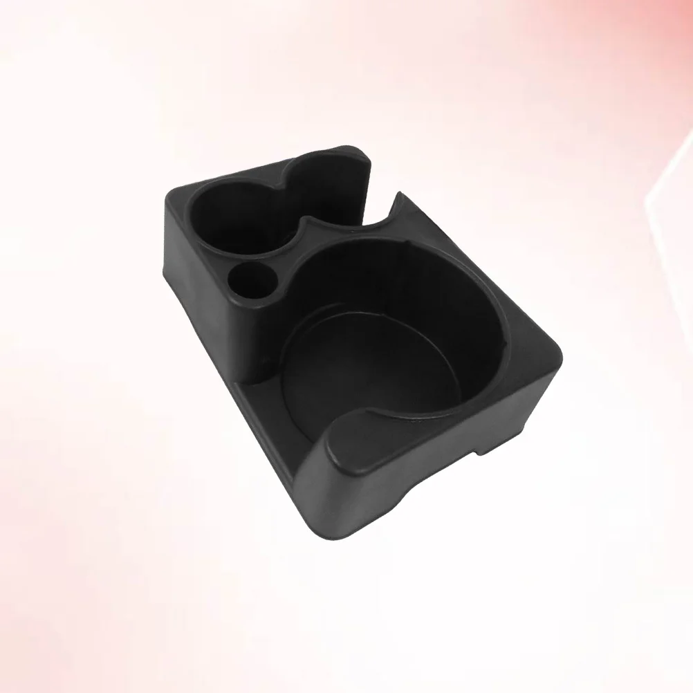

Car Insulation Pot Holder Black Robust Build ABS Thermoplastic Drink Container Rack for Car Interior Bottle Storage Easy Access