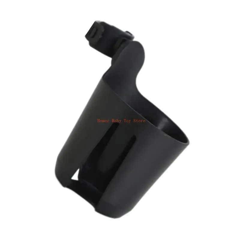 J0PF Strollers Attachment Cup Holder Stand Nonslip Desain Dasar Lebar Pemasangan Mudah untuk Sebagian Besar Kereta