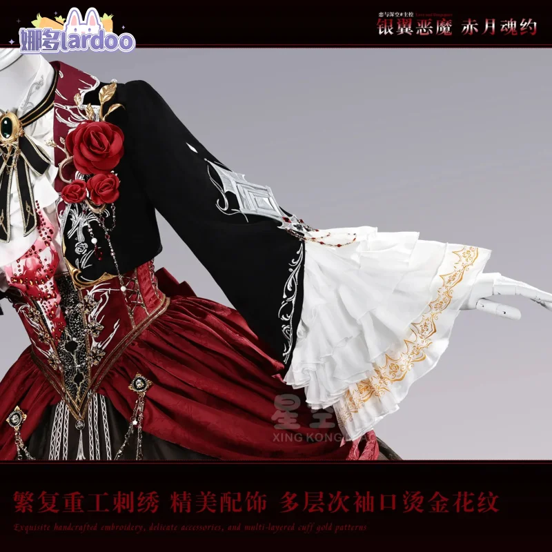 

Косплей-костюм из серии «Любовь и Глубокий Космос»: Костюм персонажа MC Silver Wing Demon, полный комплект, роскошный костюм для косплея