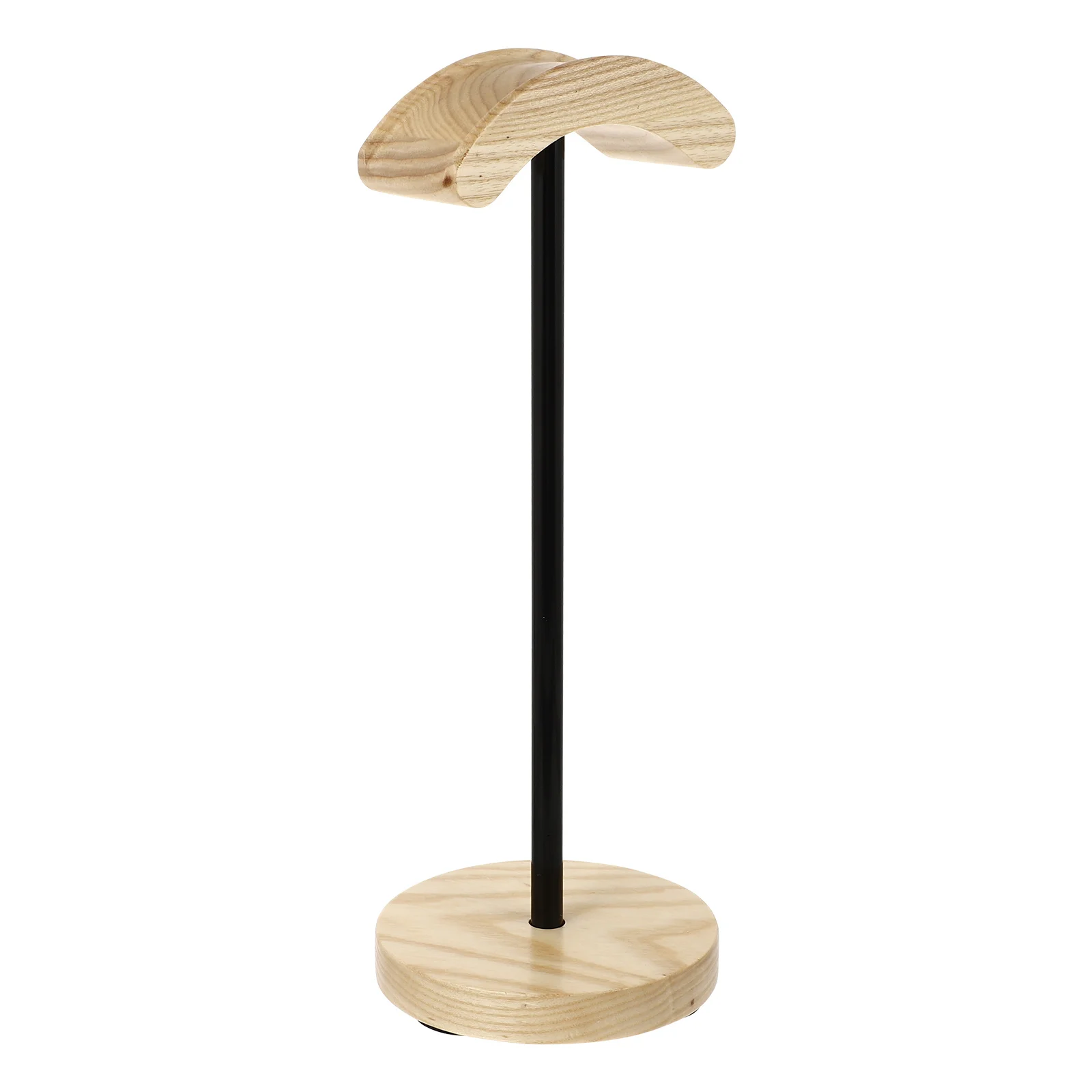 

Metal Headphone Rack Humidifier Universal Stand Upgraded Desk Hanger Wood Headset Computer