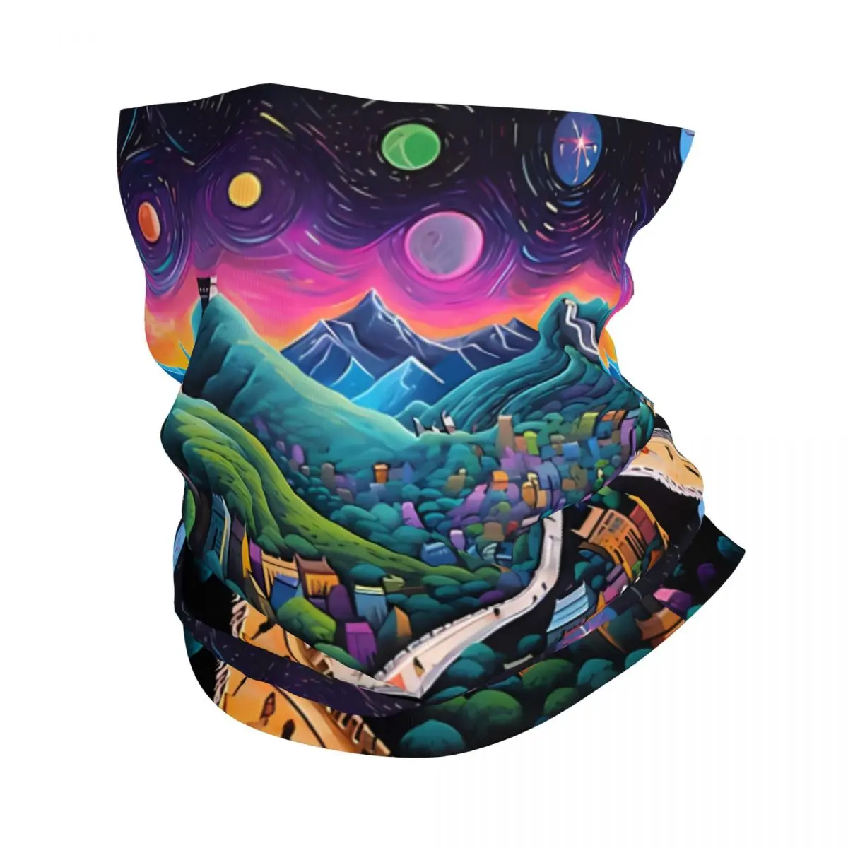 

Шейный платок Great Wall из Китая, шейный платок, маска для лица из полиэстера