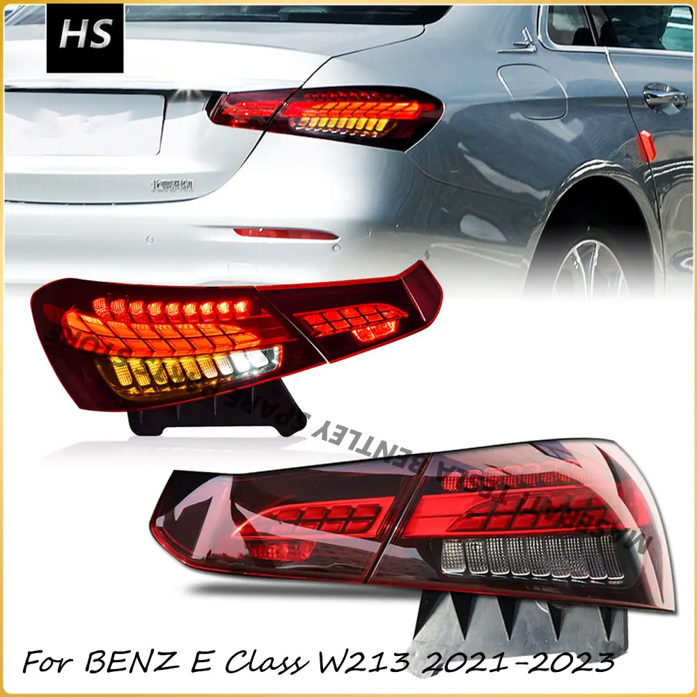 

For Mercedes Benz E-Class W213 Tail Light 2021-2023 E200L E260 E300 E200 E260L E300L Modified LED Taillight Assembly