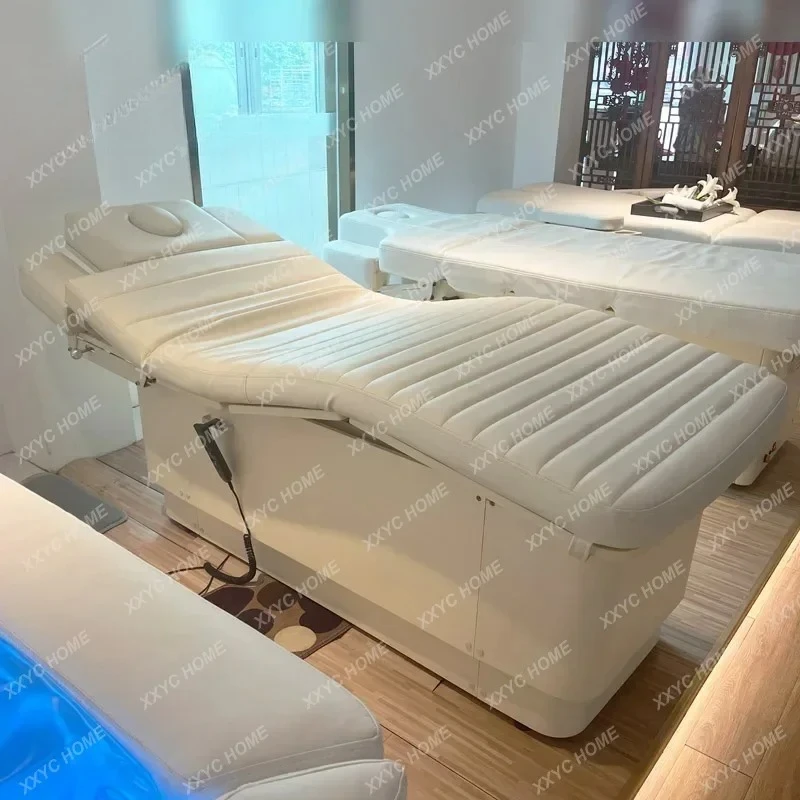 YX high end  Electric Lifting Adjustable Facial Bed Massage Table Spa Massage Bed with 3 motors