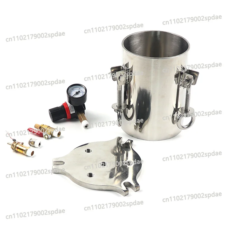 Stainless Steel Glue Dispensing Pressure Tank 1L-50L Industrial Glue Storage Barrel With Pressure Regulating Valve