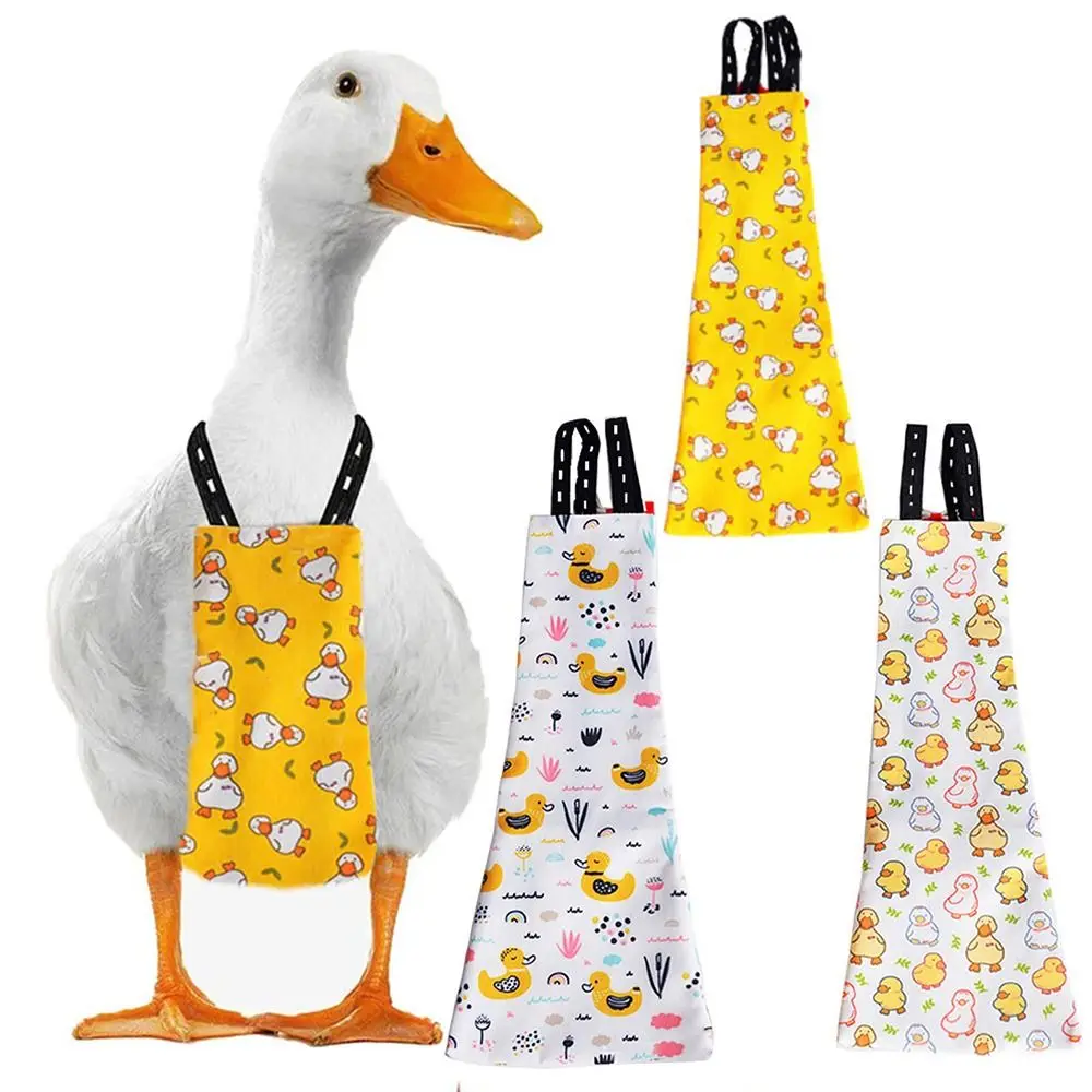 Adjustable Duck Diapers Reduce Odor Generation Leak Proof Cloth Diapers Cotton Cloth Washable Poultry Supplies Goose