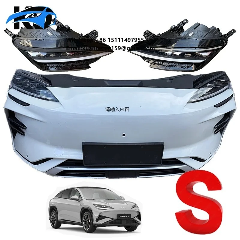 

Used Original UKEA280311 SA3HW4121010B SC3E280311 Front Rear Bumper Assembly LED Headlight Mouth for BYD Song Qin Yuan Tang Han