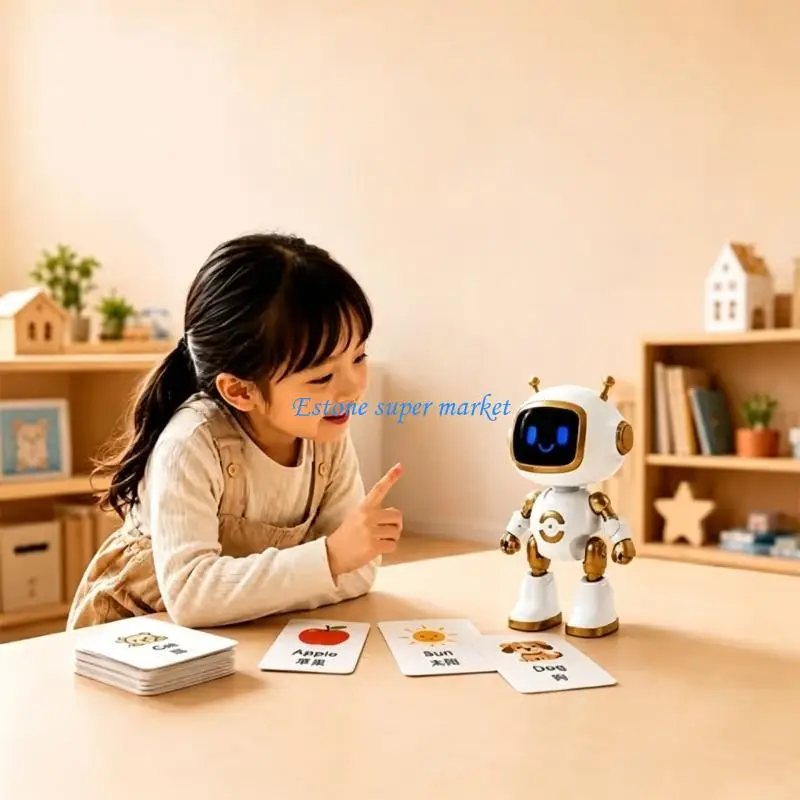 090b-robot-giocattolo-elettronico-per-bambini-con-interazione-vocale-compagno-gioco-compatto-da-tavolo-display-con-volto