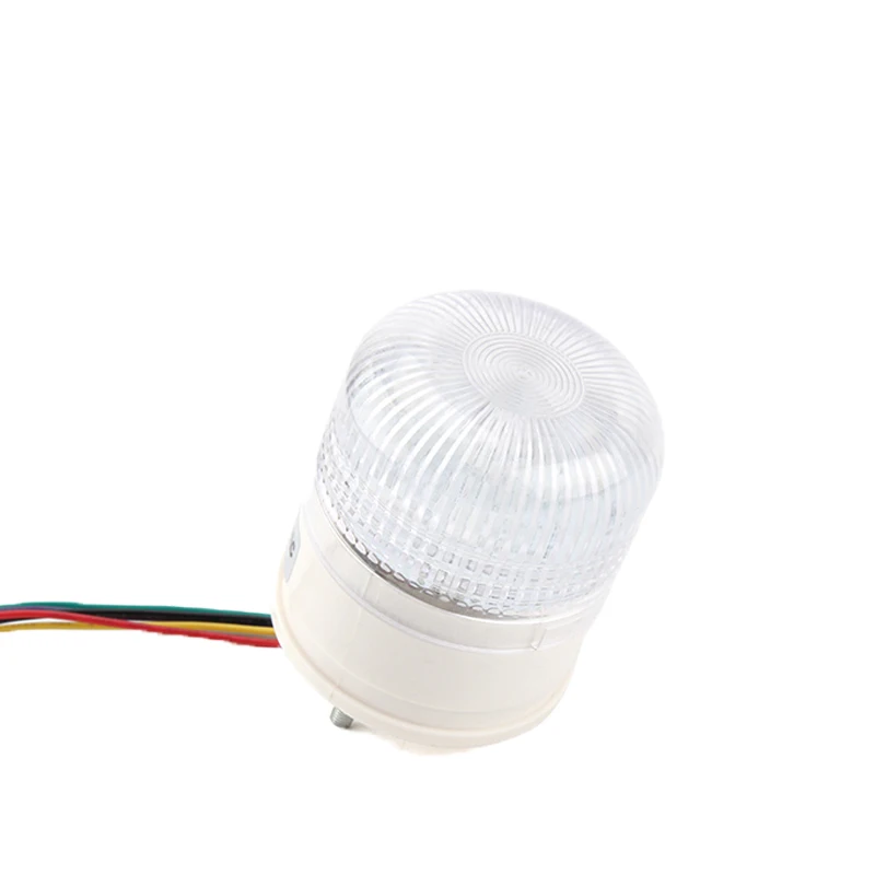 12V 24V 220V 3 Color Strobe Signal Warning Light Magnet Indicator Light LED Lamp Small Flashing Buzzer Security Alarm