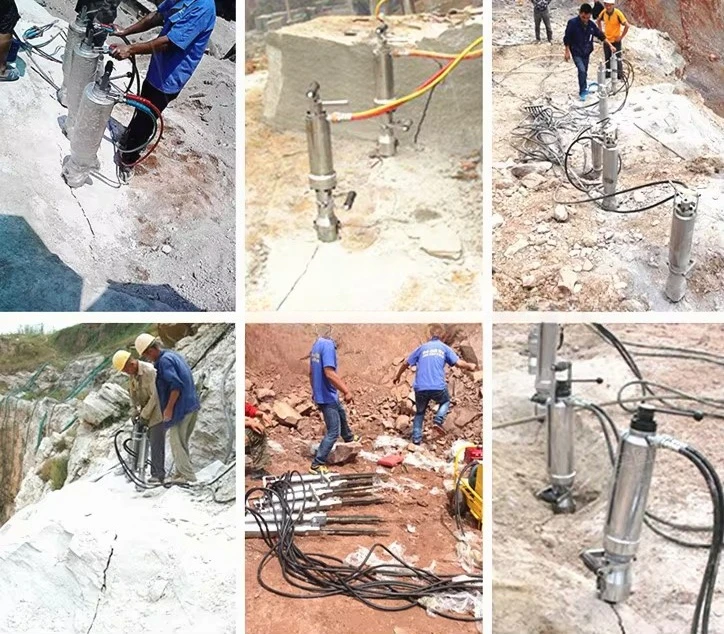 

Fast Delivery Hydraulic Break Stone Machine Splitter Rock Breaking Tools Hydraulic Rock Splitter Machine Stone Breaking Machine