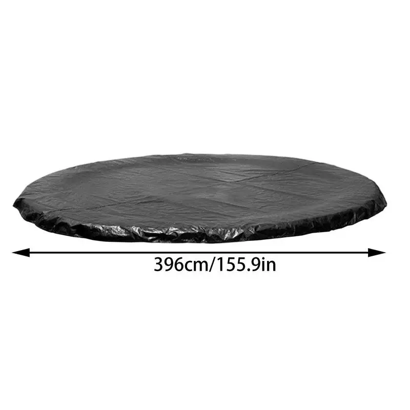 8/10/12/13 Feet Trampolines Cover Rainproof UV Resistant Dustproof Waterproof Wear-resistant Round Trampoline Protective Cover