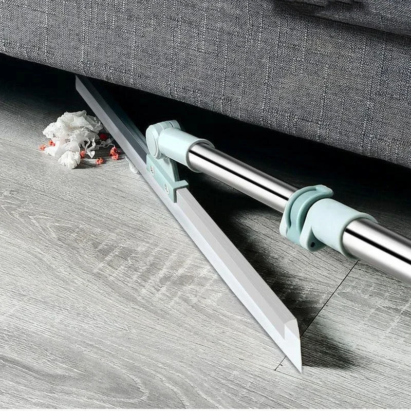 New 180˚ Rotating Silicone Mop Broom Sweeping Brush Glass Scraper Mirror Cleaning Washing Wiper Floor Cleaning Broom Wiping
