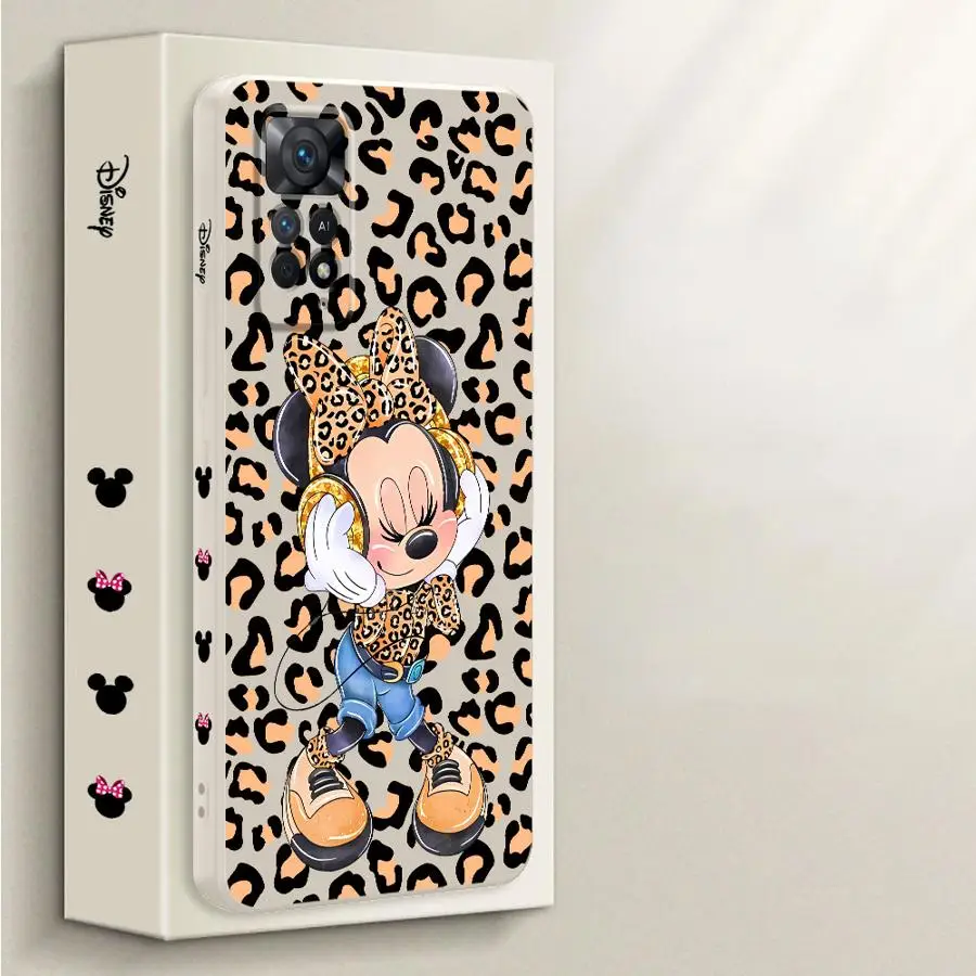 Disney Leopard Print phone Case for Samsung A10 A20s A30s A50 A02 A03s A04s A04e A05s A06 A31 A51 4G A71 A72 4G 5G A73 5G