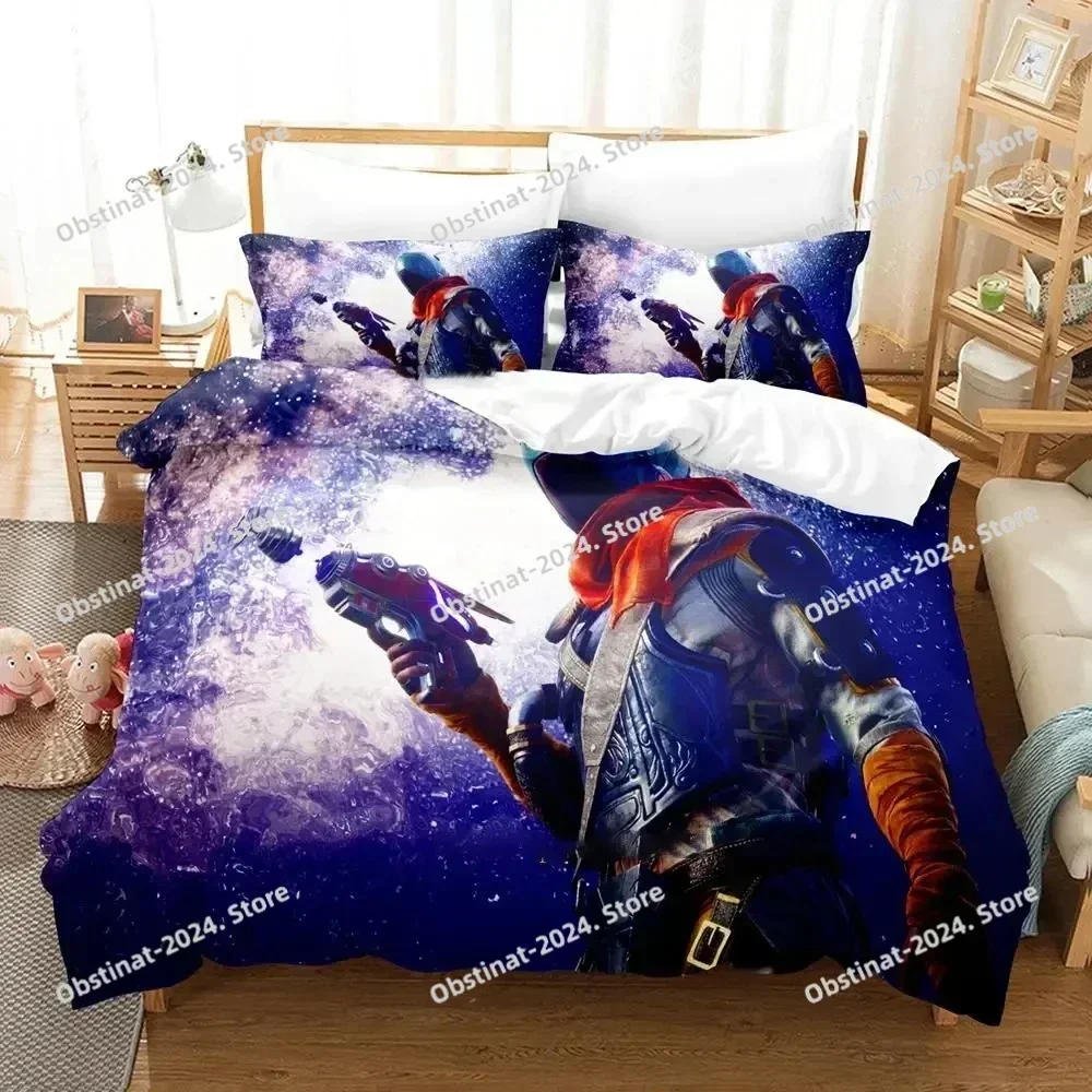 2025 Game Outer Worlds Bedding Set Boys Girls Twin Queen Size Duvet Cover Pillowcase Bed Kids Adult Fashion Home Textileextile