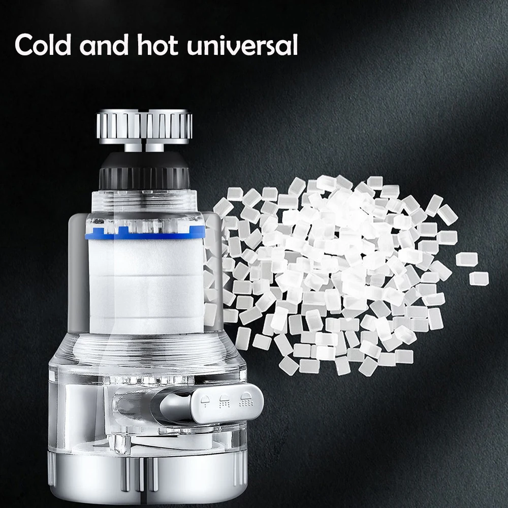 360 Degree Rotating Faucet Filters Bubbler Mount Anti-splash for Household Kitchen Bathroom Faucet Water Clean Filter Purifier image 3