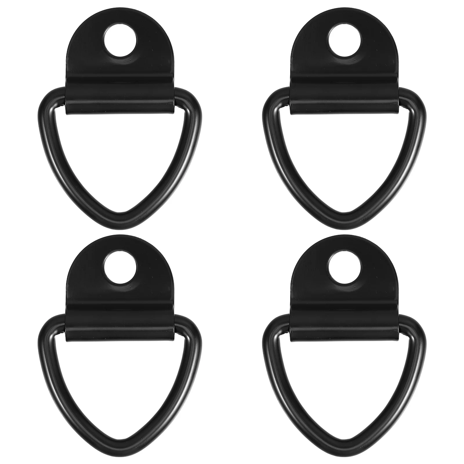 

4Pcs Truck Bed Hooks Carbon Steel Fixed Tie Down Anchors Utility Trailer Accessories Truck Parts Reliable