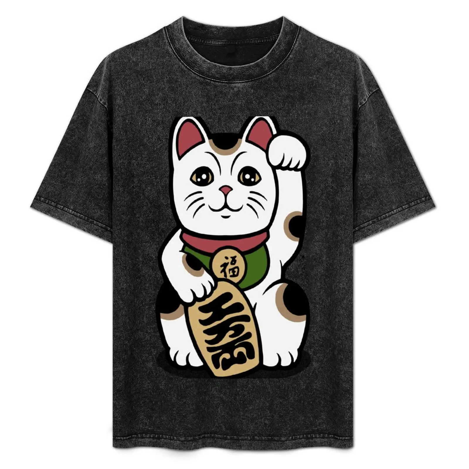

Traditional Maneki Neko T-Shirt High Elasticity Sports T-Shirt
