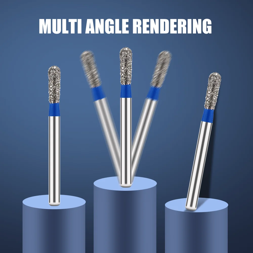 Diamond Burs Standard 105-126 μ Blue Smoothing Teeth Polishing 300000R.P.M FG High Speed Handpiece Dentist Surgical Tools