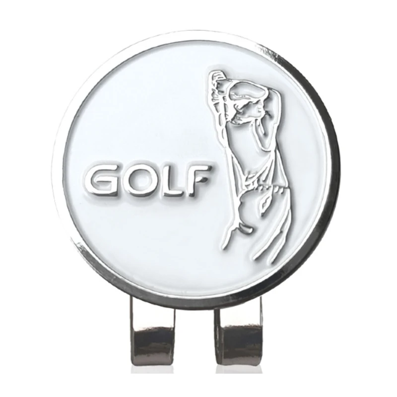 Afneembaar, gemakkelijk te bevestigen aan golfhoed, golfbalmarkering met magnetische hoedclip