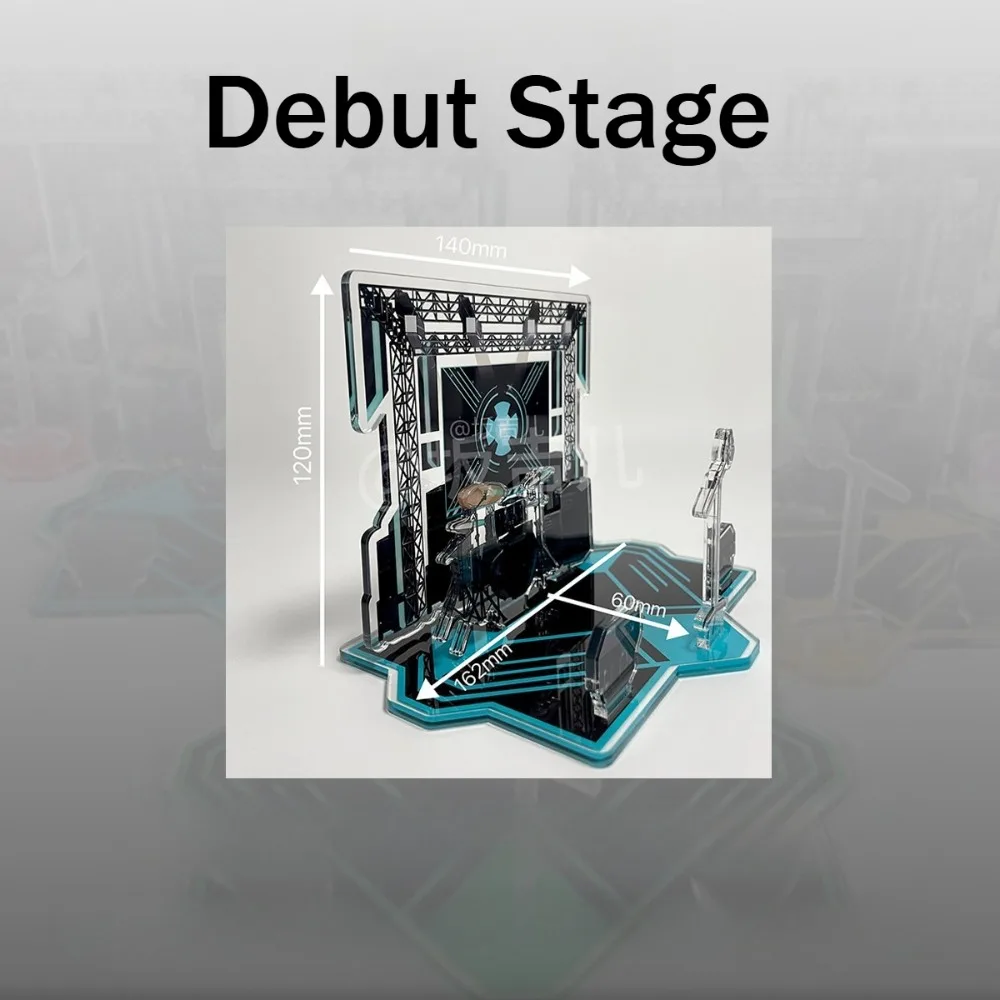 First Stage Acrylic DIY Multi-insert Standee Acrylic Standee for Anime Badge Single Model Holder
