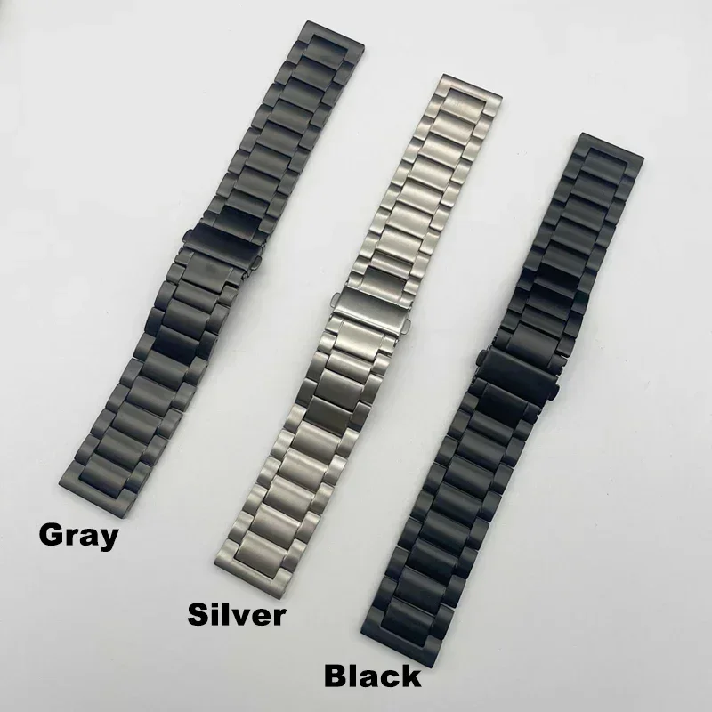 20mm 22mm Titanium Strap for Samsung Watch 6/5/4 Active 2 Gear S2 6/4Classic 18mm Metal Band for Huawei Watch GT4 3Pro Bracelet