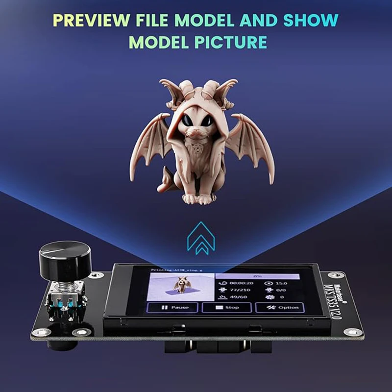 MKS DLC32V2.1 Offline-Controller-Board 32-Bit ESP32WiFi GRBL Motherboard Geeignet für Lasergravurmaschine TS35 Touchscreen – Detail 18