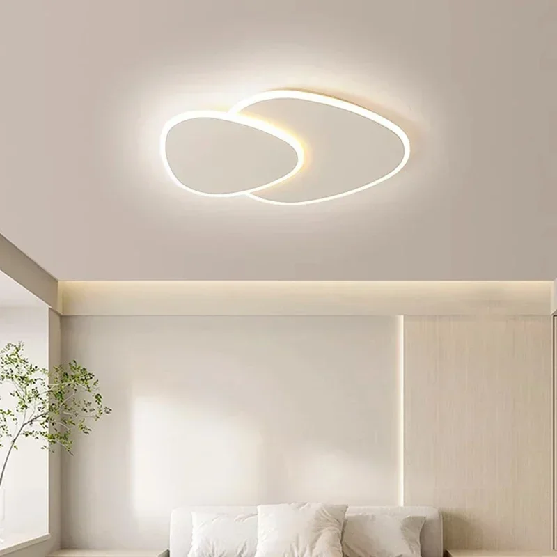 Lampu langit-langit LED Modern mewah, lampu pencahayaan rumah untuk ruang makan ruang tidur ruang belajar kamar bayi