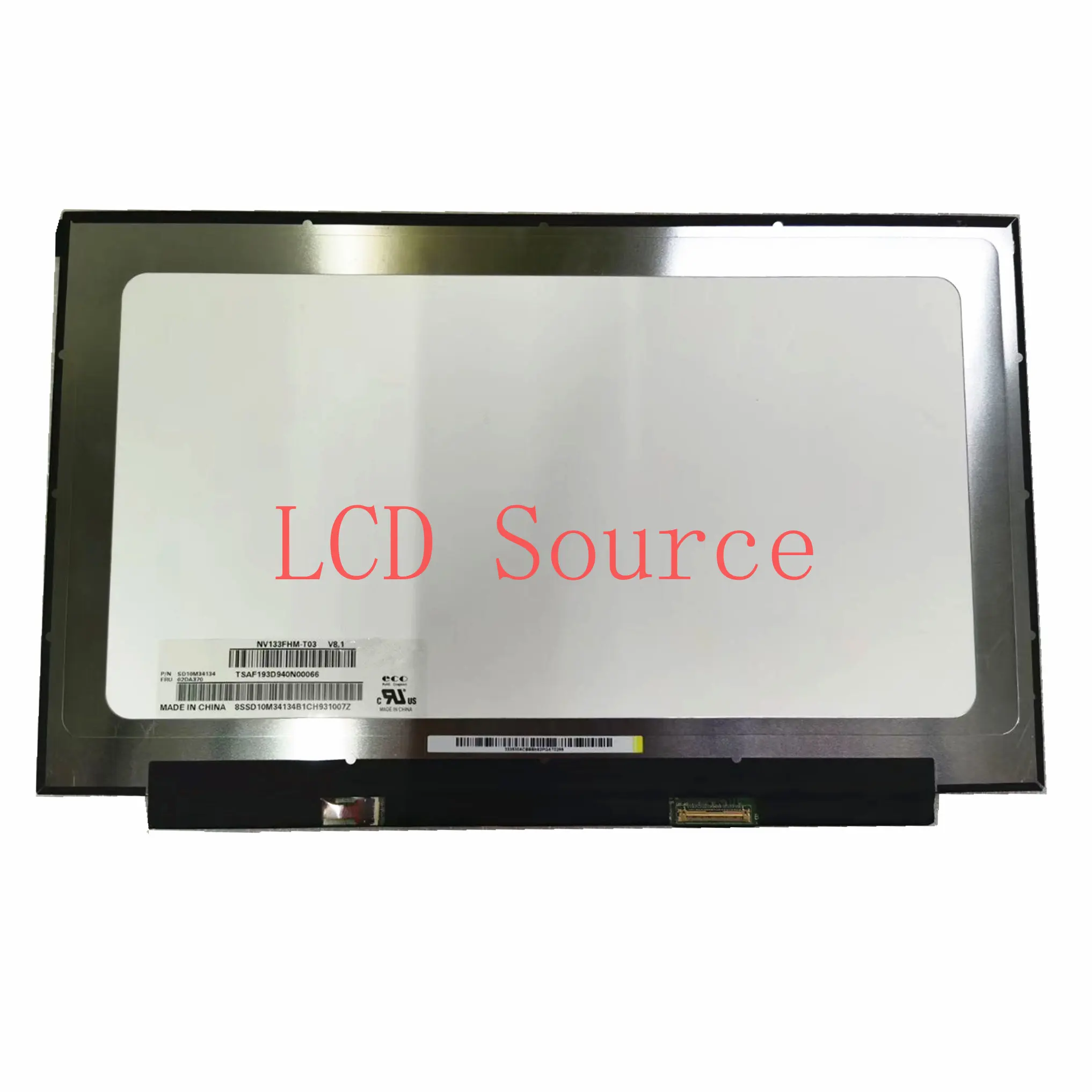 NV133FHM-T01 V8.0 1920X1080 EDP LCD SCREEN Panel Matrix with Touch