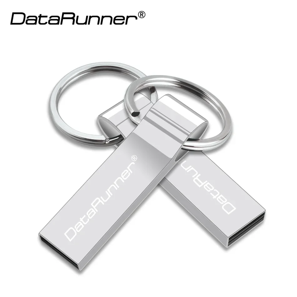 DataRunner USB 2.0 Flash Drive Key Ring Pen Drive 128GB 64GB 32GB 16GB 8GB Pendrive Waterproof USB Stick Memory Stick