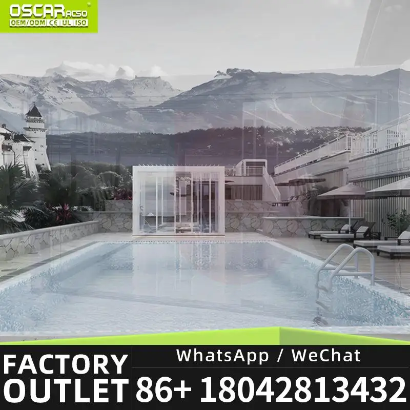 

Outdoor Electric Adjustable Louver Aluminum Pavilion for Garden Terrace Roof Summer Use Louver Pergola